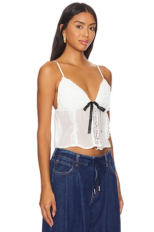 MORE TO COME x Maggie MacDonald Myla Top in White