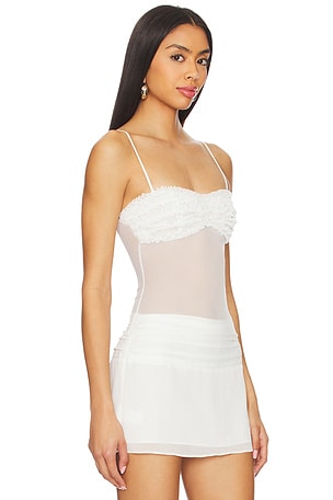 MORE TO COME Carmine Cami Top in White