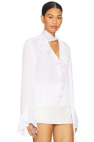 MORE TO COME Kaleigh Top in White. Size XS. Also