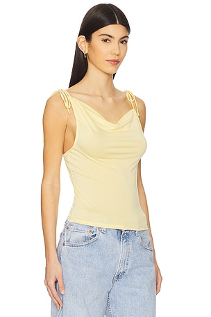MORE TO COME Banks Drape Top in Yellow