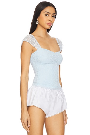 MORE TO COME Kendall Top in Baby Blue