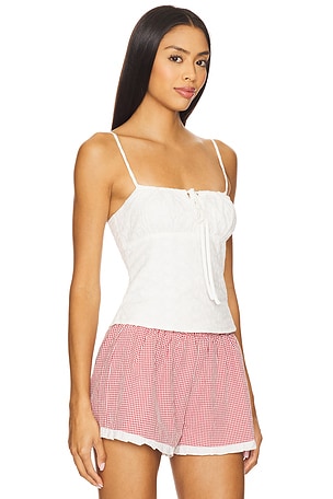 MORE TO COME Jackie Cami Top in White