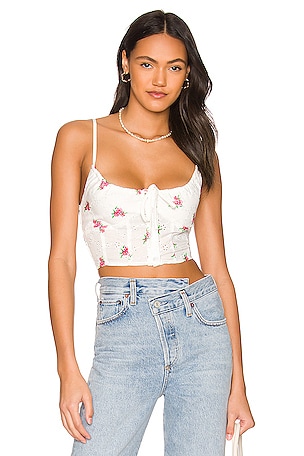Marie Embroidered Cami Top MORE TO COME