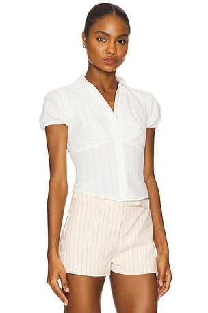 MORE TO COME Camila Top in White