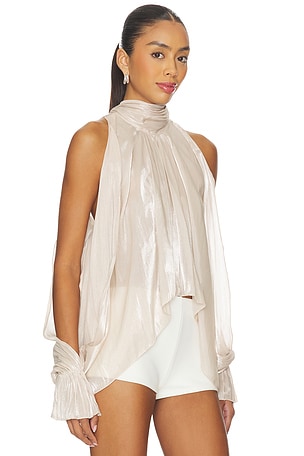 MORE TO COME Tilly Blouse in Beige