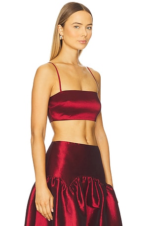 MORE TO COME Carson Top in Burgundy