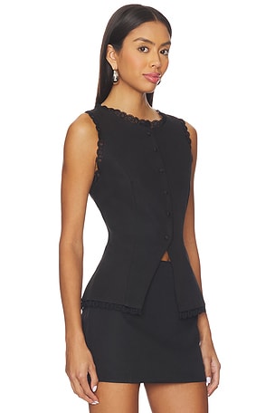 MORE TO COME Monica Top in Black