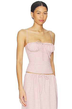 MORE TO COME Luciya Cami Top in Pink