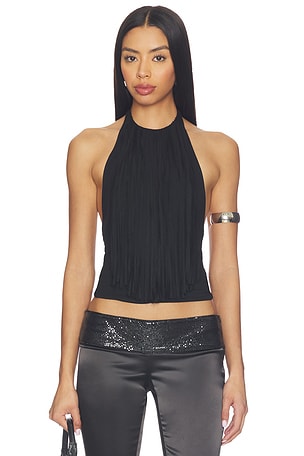 Leigh Fringe Halter Top MORE TO COME
