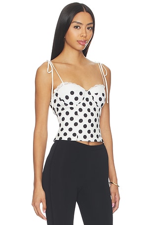 MORE TO COME Roslyn Top in White,Black