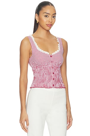 MORE TO COME Milena Top in Red