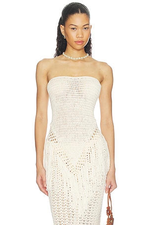 Arna Strapless Crochet Top MORE TO COME