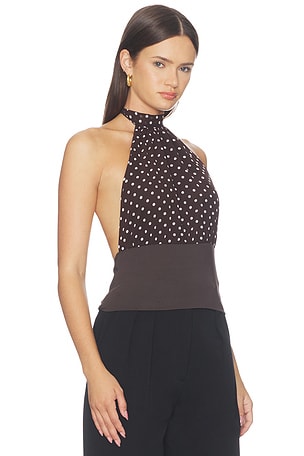 MORE TO COME x Blake Evin Justina Halter Top in Multi