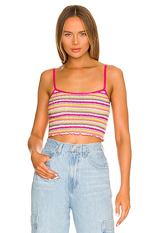 Emmalynn Striped Crop Top MORE TO COME