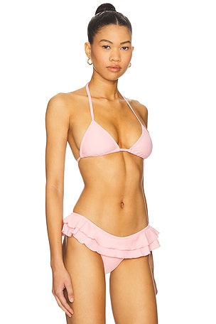 MORE TO COME Sesly Bikini Top in Pink