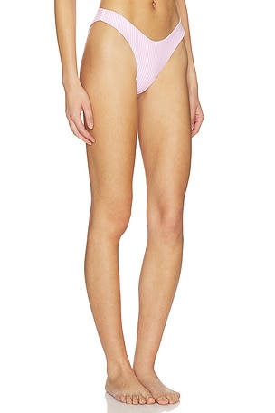 MORE TO COME Bella Bikini Bottom in Pink,White