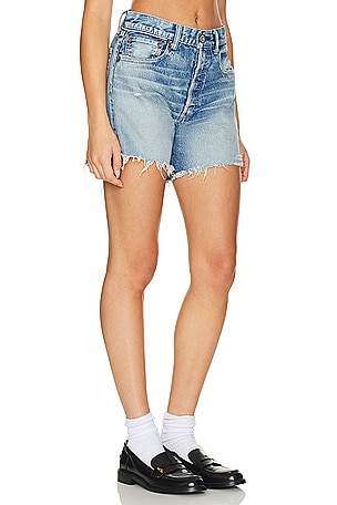 Moussy Vintage Graterford Shorts in Blue