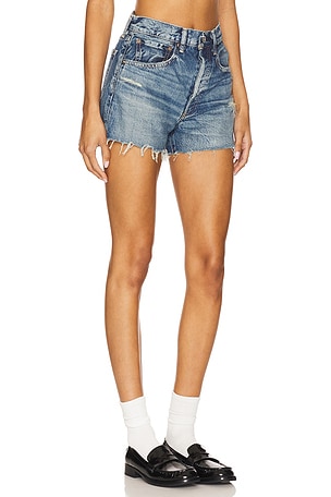 Moussy Vintage Manhasset Shorts in Blue