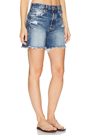 Moussy Vintage Pelham Shorts in Blue. Size 32. Also