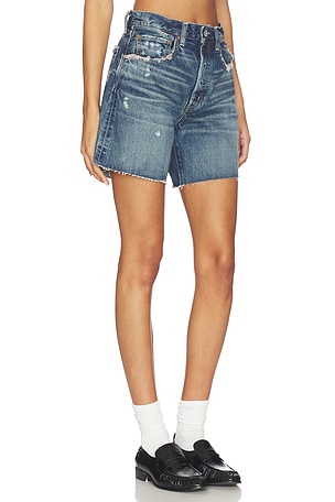 Moussy Vintage Albion Shorts in Blue