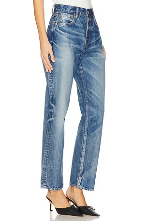 Moussy Ventage JEAN DROIT JAMBES LARGES MASPETH en Denim Clair