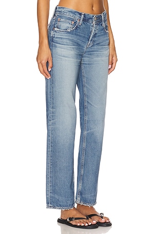 Moussy Vintage Millsboro Straight Jeans in Blue