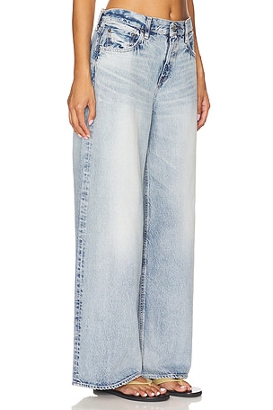 Moussy Vintage Lewes Super Wide Jeans in Blue