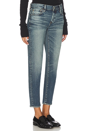 Moussy Vintage Brickell Tapered Jeans in Blue