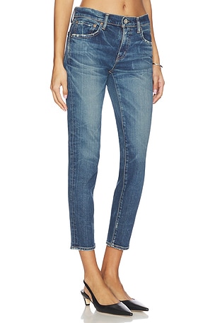 Moussy Vintage Holliston Skinny Jeans in Navy