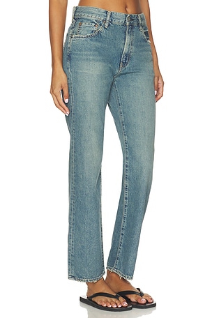 Moussy Vintage Lafayette Straight Leg Jeans in Blue