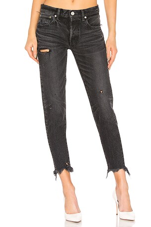 Moussy Vintage denim jeans distressed black outlets Revolve