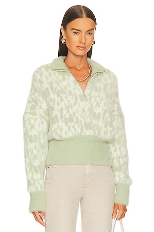 Studiowear Jacquard High Neck Knit Top Moussy Vintage