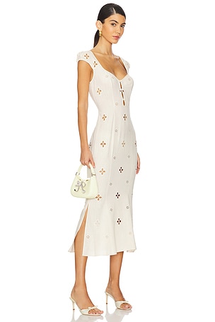 Mirror Palais Maria Dress in White