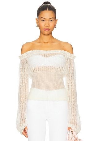 Mohair Knit Pullover Mirror Palais