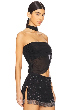 Mirror Palais Deity Top in Black