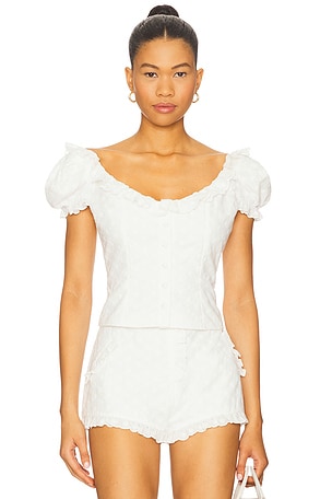 Love Letter Eyelet Top Mirror Palais