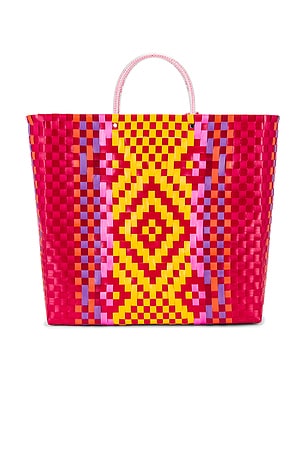 Mercedes Salazar x REVOLVE Eye Of The Tiger Handbag in Fuchsia