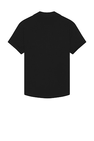 Monfrere Pierce Polo in Black