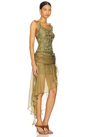 MARRKNULL Layered Lace Dress
