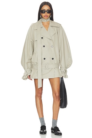 ТРЕНЧКОТ BELTED SHORT MARRKNULL