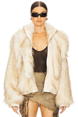 Faux Hair Shearling Jacket MARRKNULL