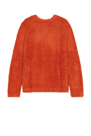 Midnight Rodeo Shaggy Cardigan in Red