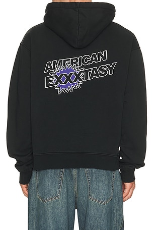 Midnight Rodeo American Exxtasy Hoodie in Black