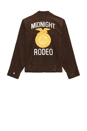 Midnight Rodeo FFA Trucker Jacket in Brown
