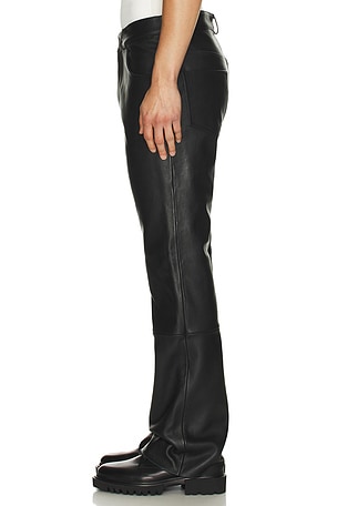 Midnight Rodeo Leather Pants in Black