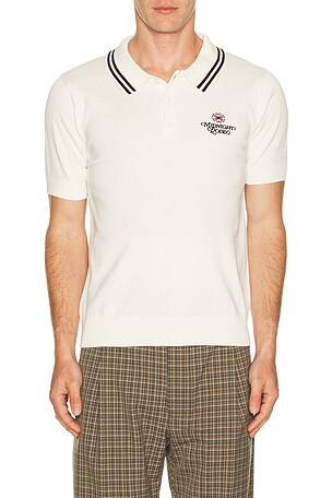 Midnight Rodeo Signature Sweater Polo in Cream