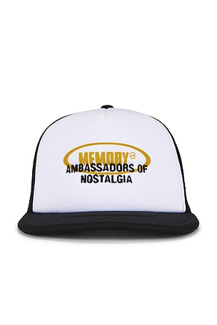 Oval Text Trucker Cap Memory Lane