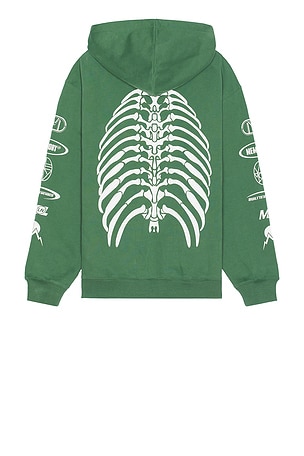 Memory Lane Mash Up Hoodie in Green