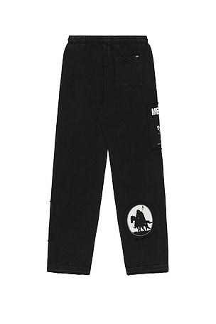 Memory Lane PANTALON DE JOGGenG PATCH FLYER en Noir