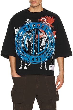 Layered Icons Crop Tee Memory Lane